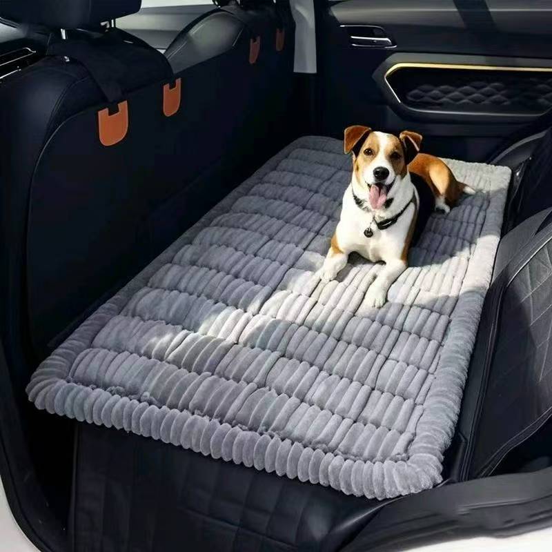 Velmura CozyRide™ | Plush Dog Car Seat Cushion